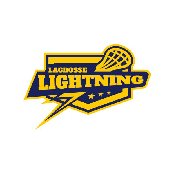 Lightning Lacrosse Logo Template Thumbnail